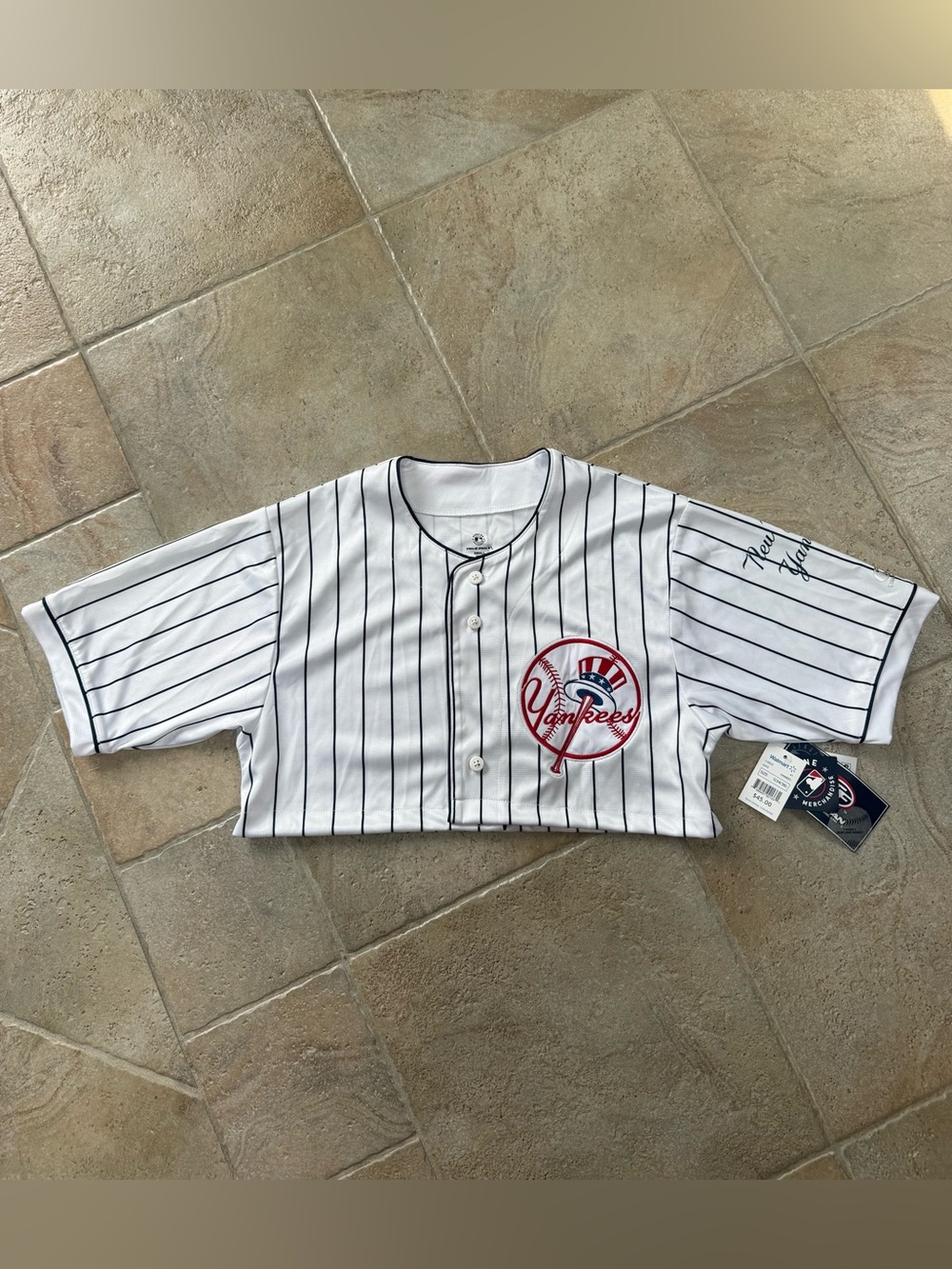 New York Yankees cropped jersey